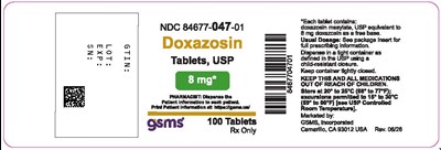 84677-047-01ol- Doxazosin Tablet 8mg 100ct.jpg (84677 047 01ol  Doxazosin Tablet 8mg 100ct)